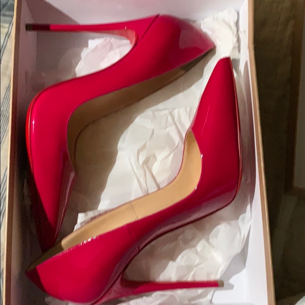 Christian Louboutin pink red bottom brand new